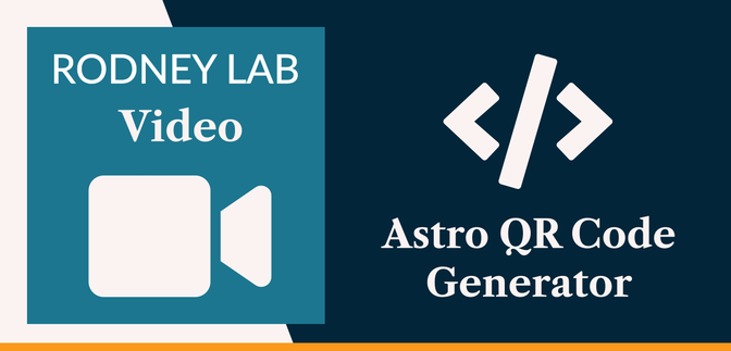 Astro QR Code Generator