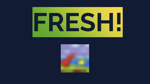 Deno Fresh WASM: Screen capture shows a browser window with the word FRESH as title and a blurred image below.